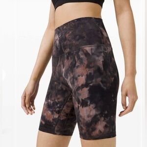 Lululemon Align Short 8" *Diamond Dye Diamond Dye Graphite Grey Pink Pastel 0